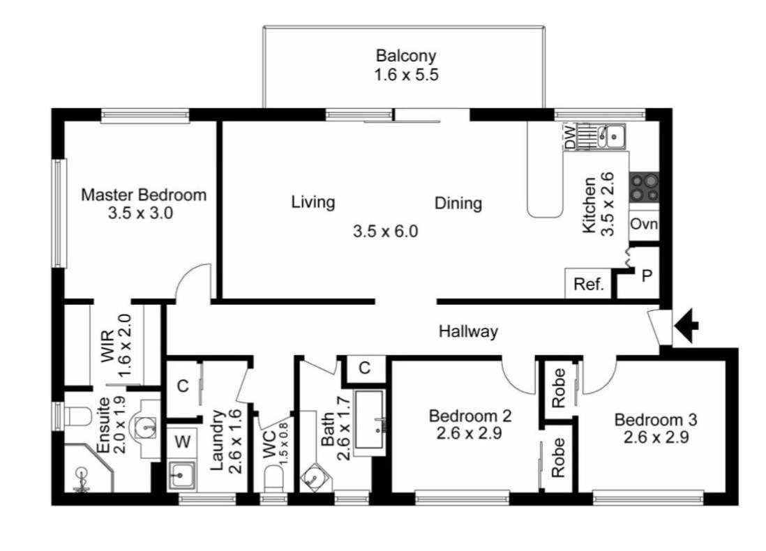 Apartment Spacious Apartment, Walk To Kings